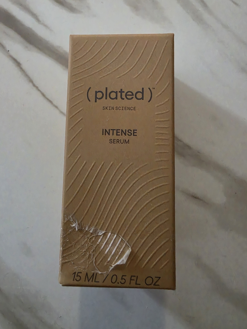 Plated Skin Science INTENSE Serum NEW Sealed damaged Box